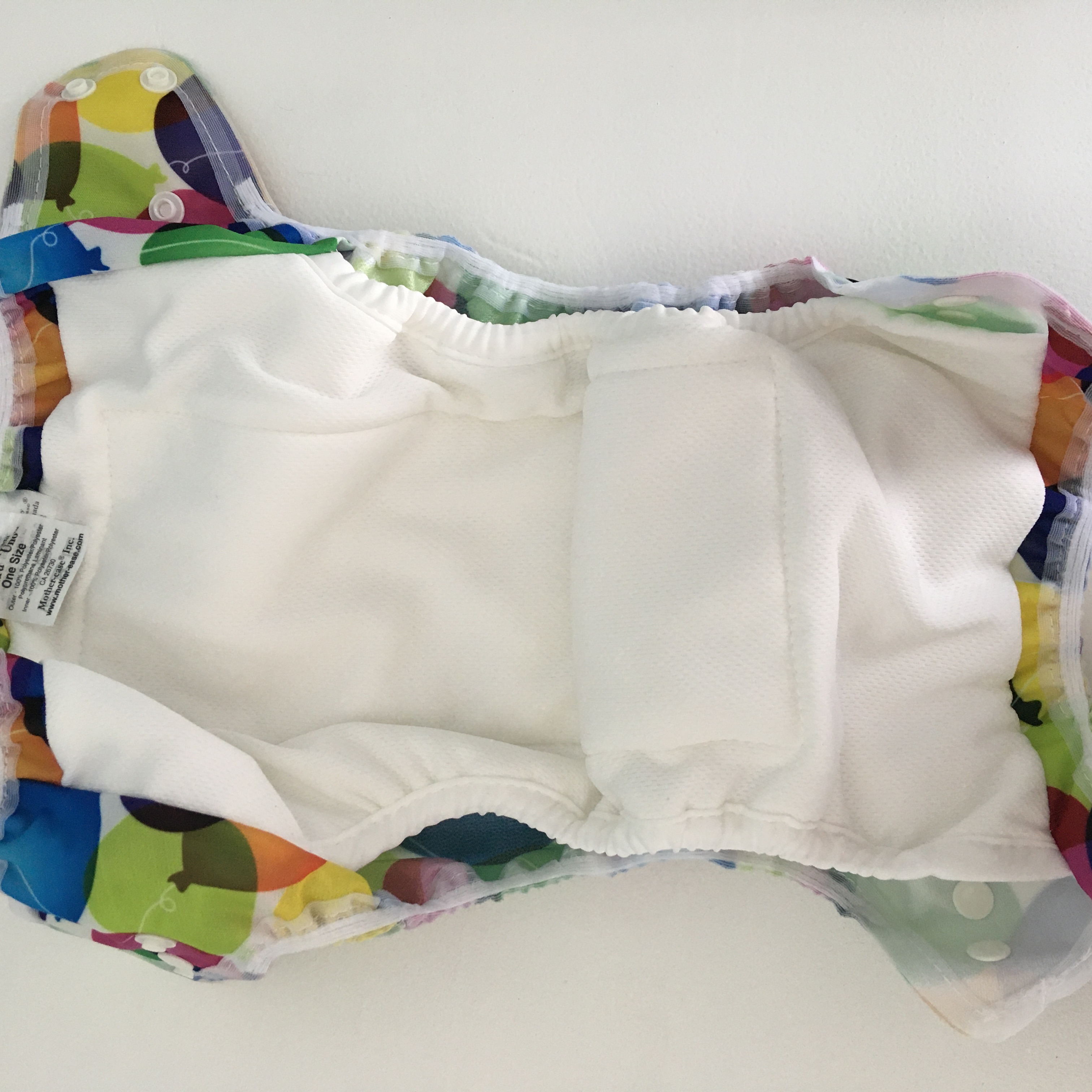 Motherease Onesize Nappy in bamboo, organic cotton or cotton